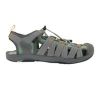 Bequeme KEEN Drift Creek H2 Damen Sandalen EVA-Innensohle mit Fußgewölbeunterstützung Sommer-Schuhe 1028557 Grau/Grün