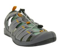 Bequeme KEEN Drift Creek H2 Damen Sandalen EVA-Innensohle mit Fußgewölbeunterstützung Sommer-Schuhe 1028557 Grau/Grün