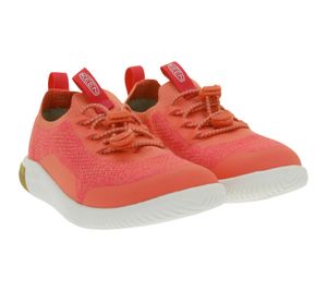 Magnifiques chaussures minimalistes pour enfants KEEN Knx Knit DS avec technologie anti-odeurs écologique, modèle 1030108 rose