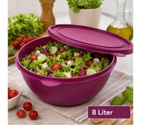 Frischhaltedosen Starter-Set mit 4 Dosen & Deckeln – 2x 4L + 2x 8L Aufbewahrungsschüsseln Peach/Lila