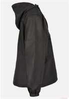 Build your Brand Herren Sommer Windbreaker wasserabweisende Hoodie-Jacke B3162 in Oliv-Grün oder Schwarz