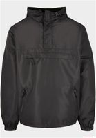 Build your Brand Herren Sommer Windbreaker wasserabweisende Hoodie-Jacke B3162 in Oliv-Grün oder Schwarz