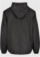 Build your Brand Herren Sommer Windbreaker wasserabweisende Hoodie-Jacke B3162 in Oliv-Grün oder Schwarz