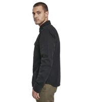 2er Pack klassisches Build Your Brand Vintage Langarm-Hemd Herren Shirt im Used Look Longsleeve B9373 Schwarz