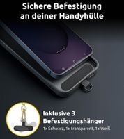 Cordón para celular Intenso con función de carga y datos, 2 puertos USB-C, hasta 1,65 metros **Producto de segunda mano – Probado y completamente funcional** Negro