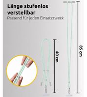 Cordón para celular Intenso con función de carga y datos, 2 puertos USB-C, hasta 1,65 metros **Producto de segunda mano – Probado y completamente funcional** verde claro