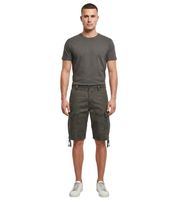 Durable Brandit Vintage Cargo Shorts – military-style cotton Bermuda shorts in Camouflage Beige, Camouflage Green, and Anthracite Grey