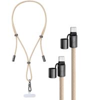 Cordón para celular Intenso como cable de carga y datos, 2 puertos USB-C, hasta 1,65 metros, carga rápida de hasta 60 vatios. **Producto de segunda mano – Probado y en perfecto funcionamiento**. 