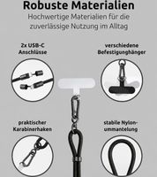 Cordón para celular Intenso como cable de carga y datos, 2 puertos USB-C, hasta 1,65 metros, carga rápida de hasta 60 vatios. **Producto de segunda mano – Probado y en perfecto funcionamiento**. 