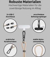 Cordón para celular Intenso como cable de carga y datos, 2 puertos USB-C, hasta 1,65 metros, carga rápida de hasta 60 vatios. **Producto de segunda mano – Probado y en perfecto funcionamiento**. 
