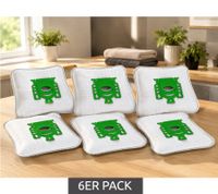 Paquete de 6 bolsas para aspiradora Swirl M40/M50 con filtro EcoPor (6 bolsas de filtro de polvo + 1 microfiltro, suministro para un año) **Producto de segunda mano – Probado y en perfecto estado** Blanco/Verde