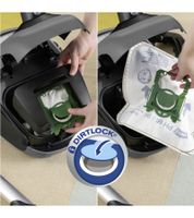 Paquete de 6 bolsas para aspiradora Swirl PH86 con filtro EcoPor (6 bolsas de filtro de polvo + 1 microfiltro, suministro para un año) **Producto de segunda mano – Probado y en perfecto estado** Blanco/Verde