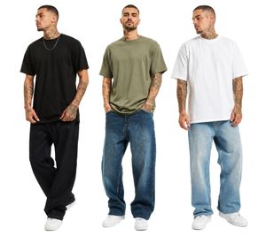 Jeans casual da uomo Dangerous DNGRS, pantaloni per tutti i giorni, in cotone, blu scuro e azzurro
