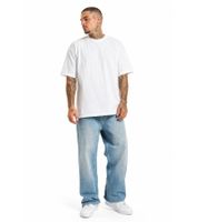 Jeans casual da uomo Dangerous DNGRS, pantaloni per tutti i giorni, in cotone, blu scuro e azzurro
