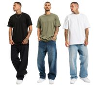 Jeans casual da uomo Dangerous DNGRS, pantaloni per tutti i giorni, in cotone, blu scuro e azzurro