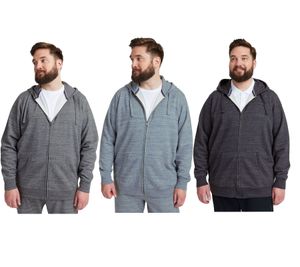 klassische BLEND BT Velno Herren Kapuzenjacke mit Reißverschluss Sweatjacke Große Größen 20714928ME in Grau, Blau oder Schwarz