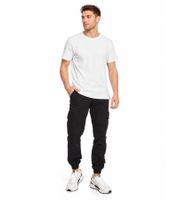 Eleganti pantaloni cargo da uomo URBAN CLASSICS, in cotone, 270 g/m², pantaloni casual per tutti i giorni, neri e beige