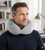 Cordless ecomed by medisana Shiatsu Neck Massager with Switchable Heat Function – Neck Pillow **B-Stock – Tested & Fully Functional** NM30E Grey