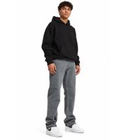 moderne DEF Herren Jeans Baumwoll-Hose Alltags-Jeans in Schwarz, Grau und Hell-Grau