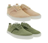 Lightweight GROUNDIES La Paz barefoot shoes for women – low-top mesh sneakers with TrueSense sole; sustainable, vegan lace-up shoes (GND-130264) in Pink or Khaki