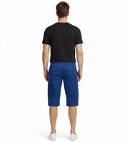 Pantalones cortos cargo casuales para hombre FQ1924 Mael, pantalones de verano de algodón 21900196 181018 en azul o marrón