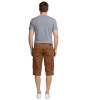 Pantalones cortos cargo casuales para hombre FQ1924 Mael, pantalones de verano de algodón 21900196 181018 en azul o marrón
