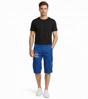 Pantalones cortos cargo casuales para hombre FQ1924 Mael, pantalones de verano de algodón 21900196 181018 en azul o marrón