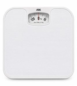 Báscula Mecánica de Baño ADE BM707 Nina hasta 130kg con Escala de Fácil Lectura **Producto de segunda selección – probado & totalmente funcional** en Blanco