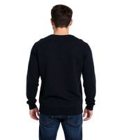 HACKETT LONDON GOLF Herren Baumwoll-Pullover Strick-Pullover mit V-Ausschnitt Langarm-Shirt HMX500 in Schwarz oder Blau