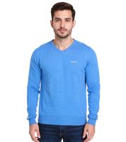 HACKETT LONDON GOLF Herren Baumwoll-Pullover Strick-Pullover mit V-Ausschnitt Langarm-Shirt HMX500 in Schwarz oder Blau