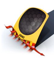ADAC OKCars Ice Scraper with Patented Blade-Recutting Technology (Yellow, Model 9050039)