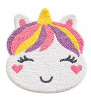 Tapis enfant TODAY lavable, motif licorne, 100 % coton, environ 50 x 60 cm, multicolore