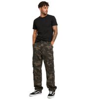 Robuste Build Your Brand Pure Vintage Cargo Hose Freizeithose Arbeits-Hose aus Baumwolle mit 8 Taschen in Grau/Weiß/Anthrazit Camouflage, Braun/Grün Camouflage oder Anthrazit 