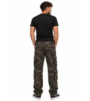 Robuste Build Your Brand Pure Vintage Cargo Hose Freizeithose Arbeits-Hose aus Baumwolle mit 8 Taschen in Grau/Weiß/Anthrazit Camouflage, Braun/Grün Camouflage oder Anthrazit 
