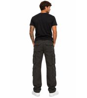 Robuste Build Your Brand Pure Vintage Cargo Hose Freizeithose Arbeits-Hose aus Baumwolle mit 8 Taschen in Grau/Weiß/Anthrazit Camouflage, Braun/Grün Camouflage oder Anthrazit 