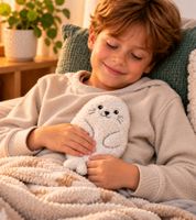 Cozy ESK cherry stone pillow with a cute design – warming pillow (random pattern selection)
