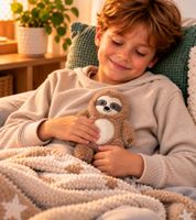 Cozy ESK cherry stone pillow with a cute design – warming pillow (random pattern selection)
