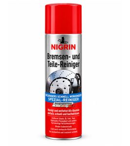 500ml NIGRIN Brake & Parts Cleaner, fast-drying special cleaner for cleaning & degreasing brakes, clutch, engine & transmission for maintenance & care