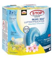 Pattex AERO 360° Dehumidifier Refill Tabs with 2-in-1 technology against moisture and unpleasant odors – Blue/White