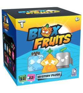 BLOX FRUITS Collectible Plush Mystery Plush Series 1 – Blizzard Fruit, Rocket Fruit, Light Fruit, Owl Fruit, Love Fruit, Smoke Fruit, Love Fruit Permanent & Sound Fruit (1 of 8 selected at random, includes DLC code, 10 cm)