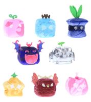 BLOX FRUITS Collectible Plush Mystery Plush Series 1 – Blizzard Fruit, Rocket Fruit, Light Fruit, Owl Fruit, Love Fruit, Smoke Fruit, Love Fruit Permanent & Sound Fruit (1 of 8 selected at random, includes DLC code, 10 cm)