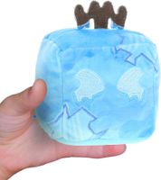 BLOX FRUITS Collectible Plush Mystery Plush Series 1 – Blizzard Fruit, Rocket Fruit, Light Fruit, Owl Fruit, Love Fruit, Smoke Fruit, Love Fruit Permanent & Sound Fruit (1 of 8 selected at random, includes DLC code, 10 cm)