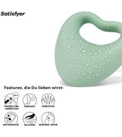 Satisfyer Perfect Pair 3 2-in-1 Vibrator & Vibrating Cock Ring with 12 Vibration Programs – Green (Model 9906399)