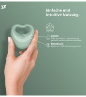 Satisfyer Perfect Pair 3 2-in-1 Vibrator & Vibrating Cock Ring with 12 Vibration Programs – Green (Model 9906399)