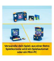 LEGO Creator 3in1 Retro Gaming Console 31380 with 268 Pieces, 3 Build Options Gaming Console, Mini PC & Arcade Machine Ages 8+ **B-Grade – tested** Multicolored