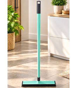 Praktischer Gummibesen – Bodenbesen für Tierhaare, Staub & Schmutz ca. 85 cm **B-Ware – geprüft** Türkis