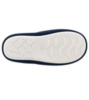 Cómodas zapatillas de casa para hombre Camprella en azul oscuro, con motivo de ciervo e interior de suave microfibra