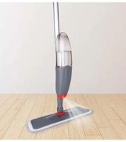 Balai-serpillière avec pulvérisateur Dirt Devil – Tête rotative à 360° – Lingette incluse – Réservoir d'eau de 640 ml – **Produit reconditionné (vérifié)** – Gris