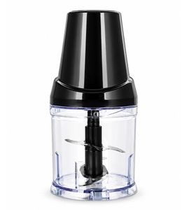 500ml Emerio Mini Picadora MC-128696 250W con 4 Cuchillas de Acero Inoxidable & Pies Antideslizantes **Producto de segunda selección – probado** Negro