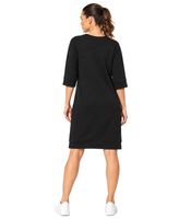 Sudadera larga para mujer KangaROOS – sudadera de estilo deportivo con corte holgado – Prenda cómoda para mujer en color negro